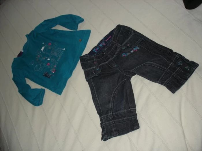 Ensemble tee shirt et jean Segent Major 24 mois - photo numéro 6