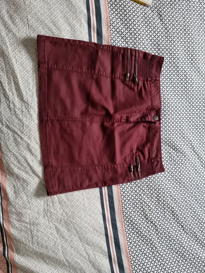 Jupe bordeaux