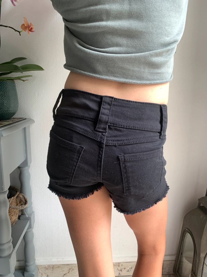 Très beau Short en jeans noir stretch | Neuf avec étiquette - photo numéro 2