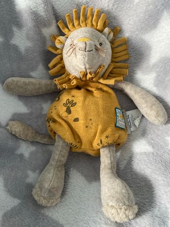 Doudou lion paprika moulin roty