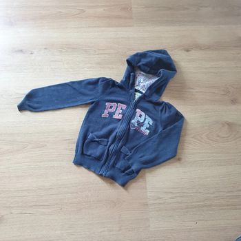🩷 Veste  zippé 4 ans Pépé jeans #emyfleury_4ansfille