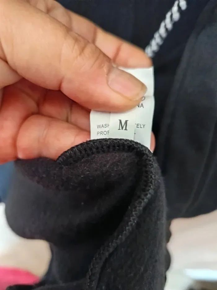 Veste sweat long à capuche asymétrique M - photo numéro 8
