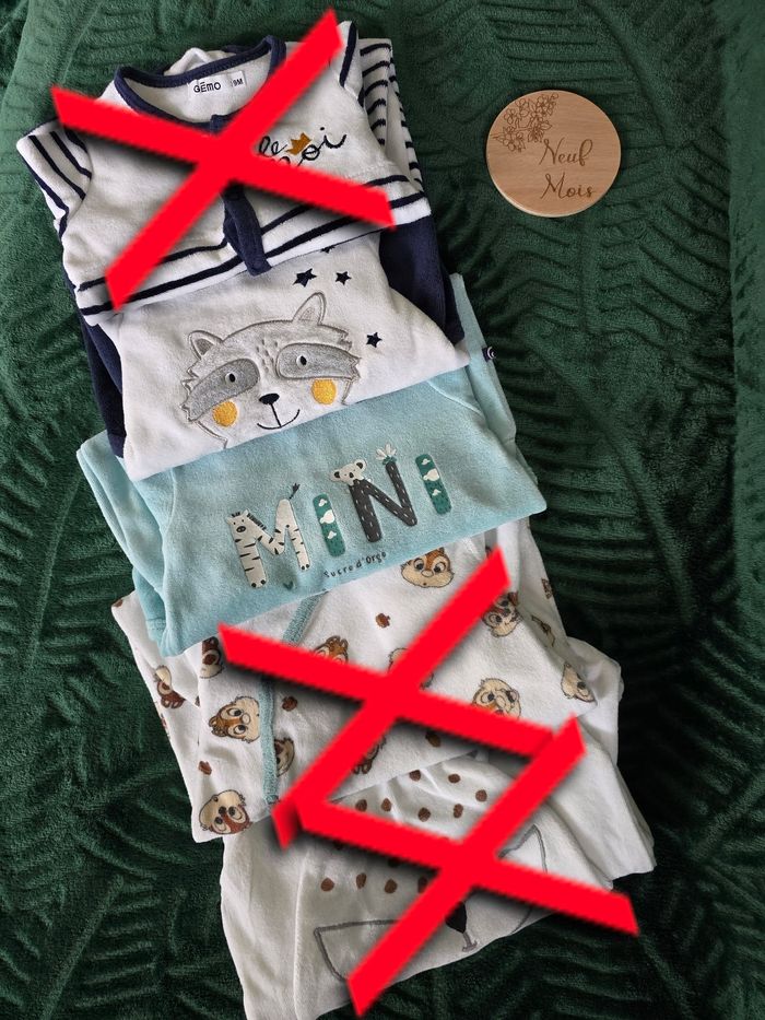2 pyjamas 9 mois