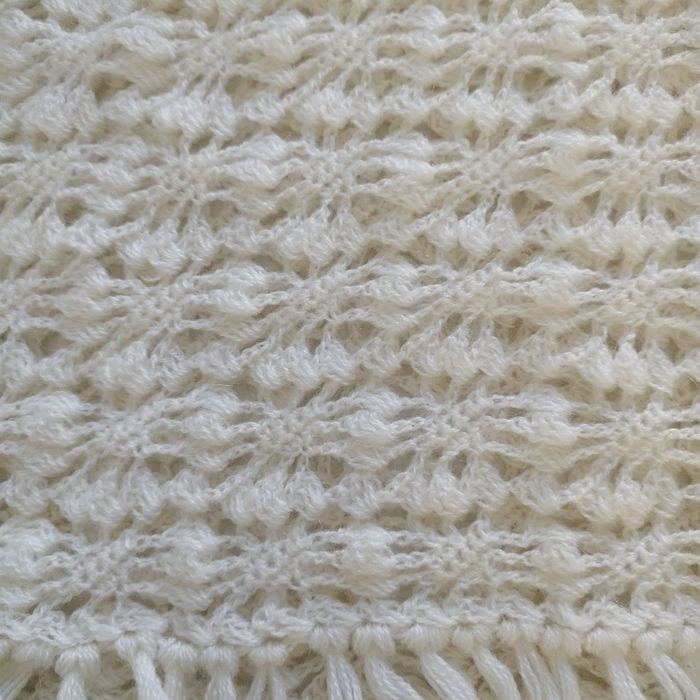 Châle en crochet avec franges - photo numéro 3