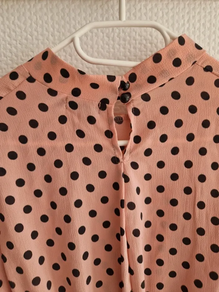🌸 Robe Rose à pois noirs - Taille 40 -  Boohoo 🌸 - photo numéro 7