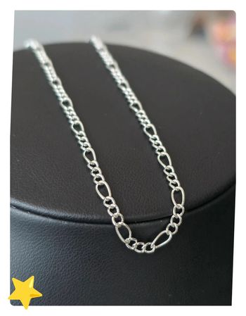 Collier maille figaro 2mm 60cm