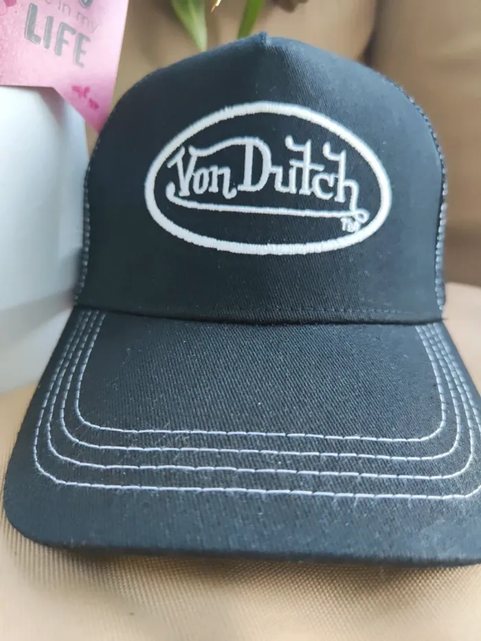Casquette Trucker Von Dutch noire - photo numéro 3
