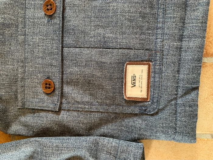 Blouson , Parkas Gris / Bleu Vans - photo numéro 4