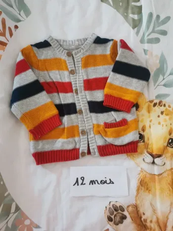 Gilet 12 mois garçon