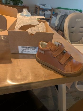 Naturino - cuir - barefoot - taille 27 - NEUVES 