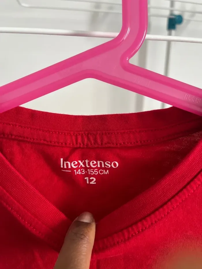 T shirt rouge manches longues - photo numéro 3