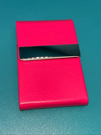 Porte carte cuir magnétique