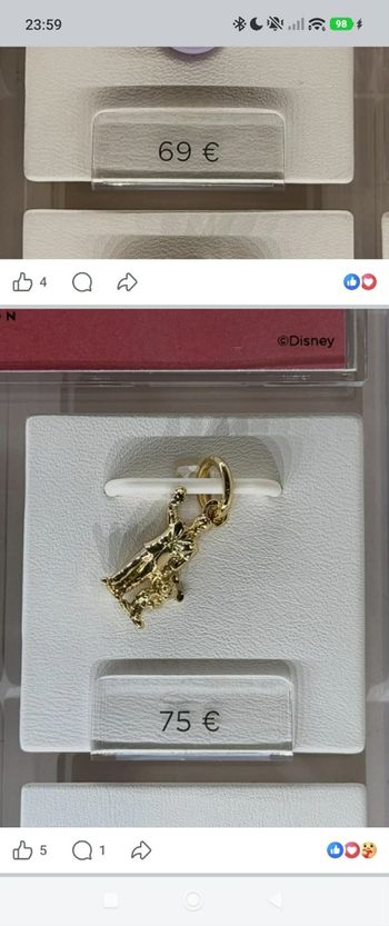 Charm Walt et Mickey 