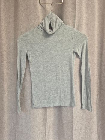 Sous-pull Gris Chiné à Col Roulé – Bilook (12 ans)
