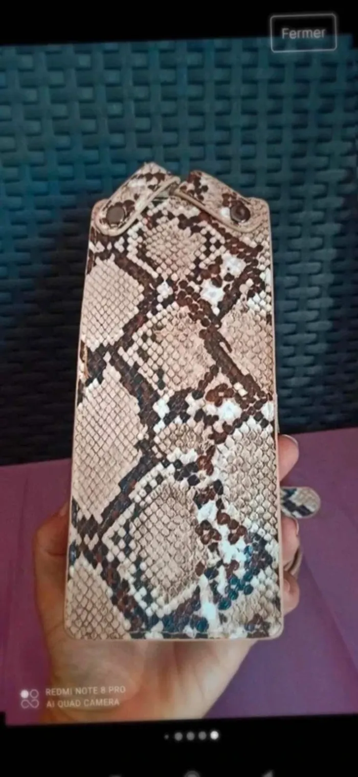 Pochette ceinture beige  animal - photo numéro 4