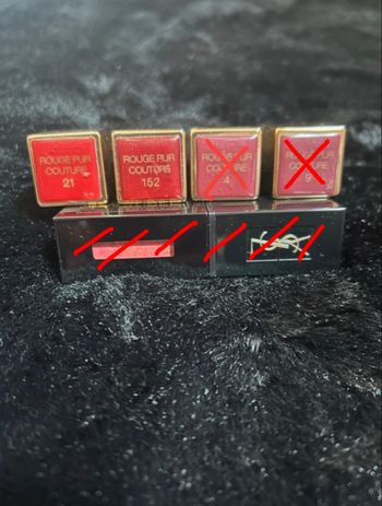 Lot rouge à lèvres Yves saint Laurent