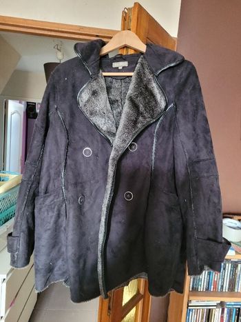 Manteau polyester acrylique fourré à l intérieur taille xxl in extensoxxl