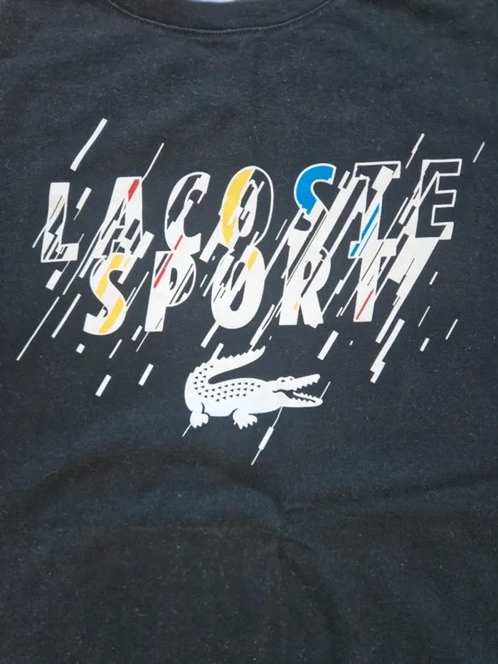 T-shirt homme Lacoste Sport taille L/FR5 - photo numéro 2