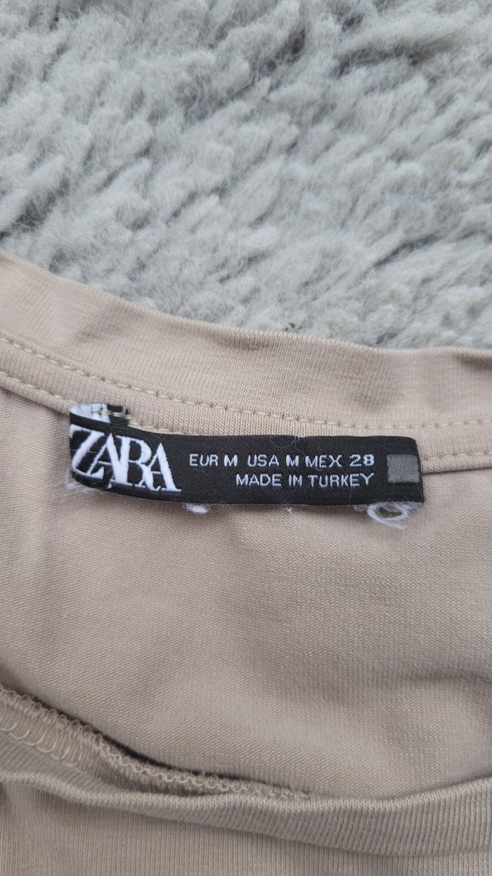 Top beige Zara - photo numéro 2