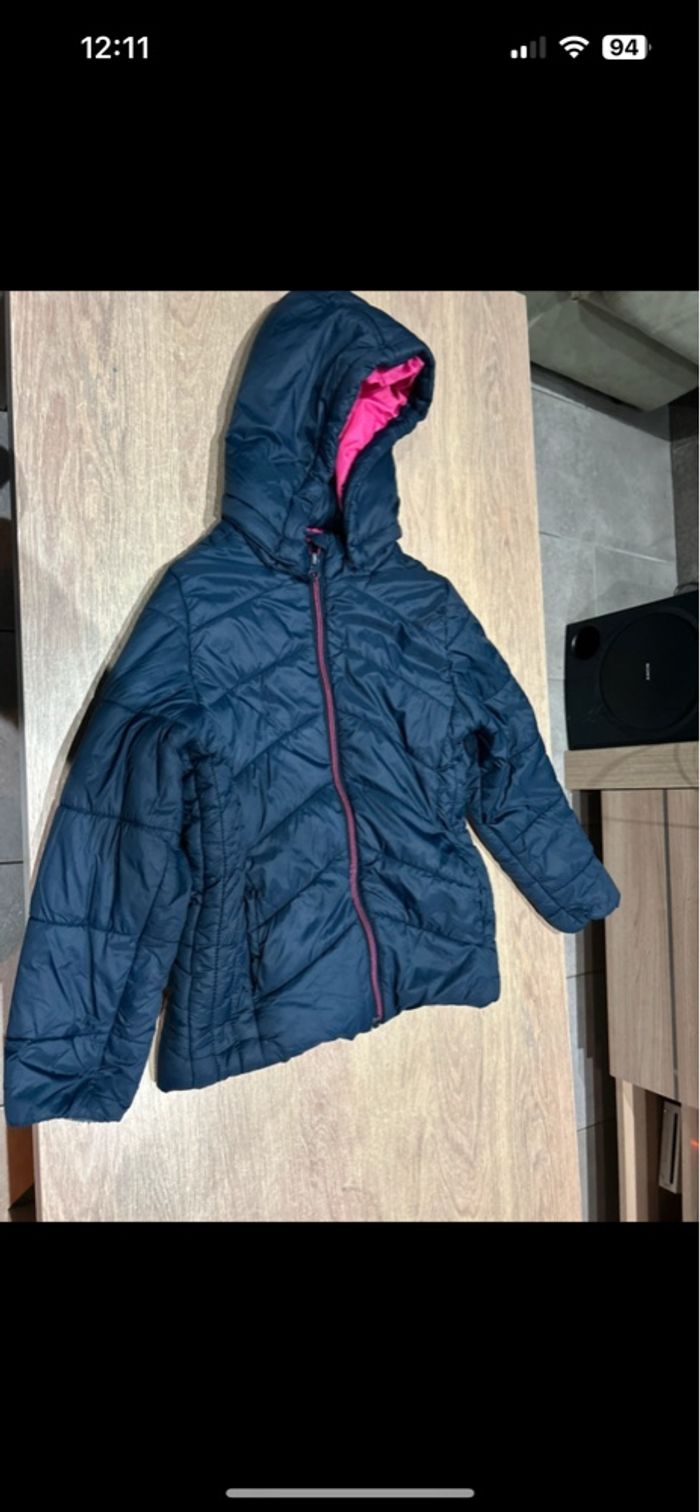 Manteau doudoune bleu marine 9 ans - photo numéro 7