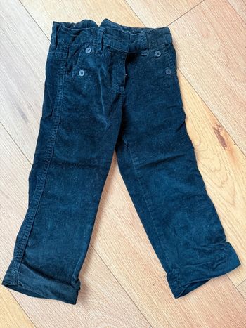 Pantalon velours côtelé Okaidi noir en 3ans