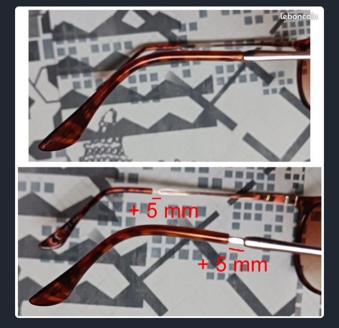 Lunettes de soleil catégorie 2, UV400 ; couleurs orange marron - photo numéro 6