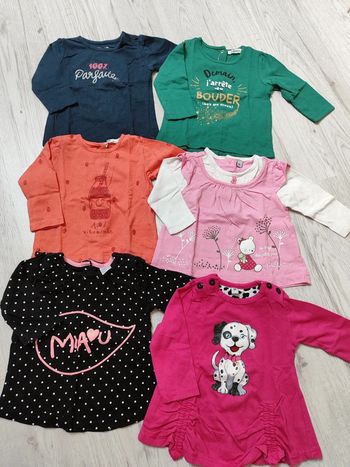 Lot maillot manches longues