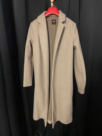 Manteau long beige - Zara