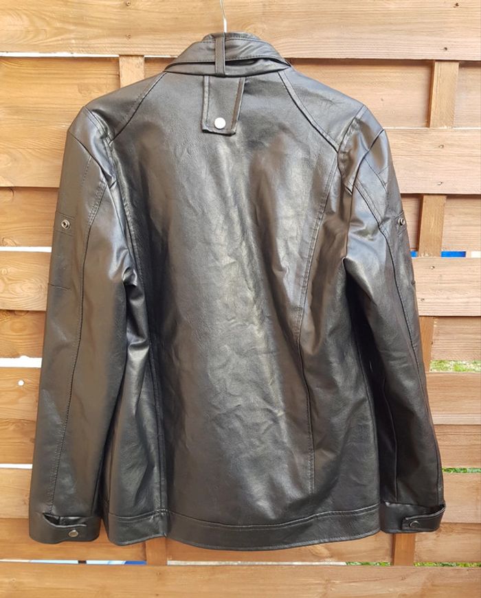 Veste homme style motard - photo numéro 4