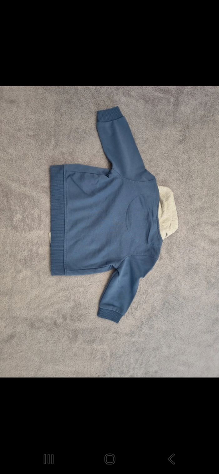 Gilet bleu gris C&A - photo numéro 3