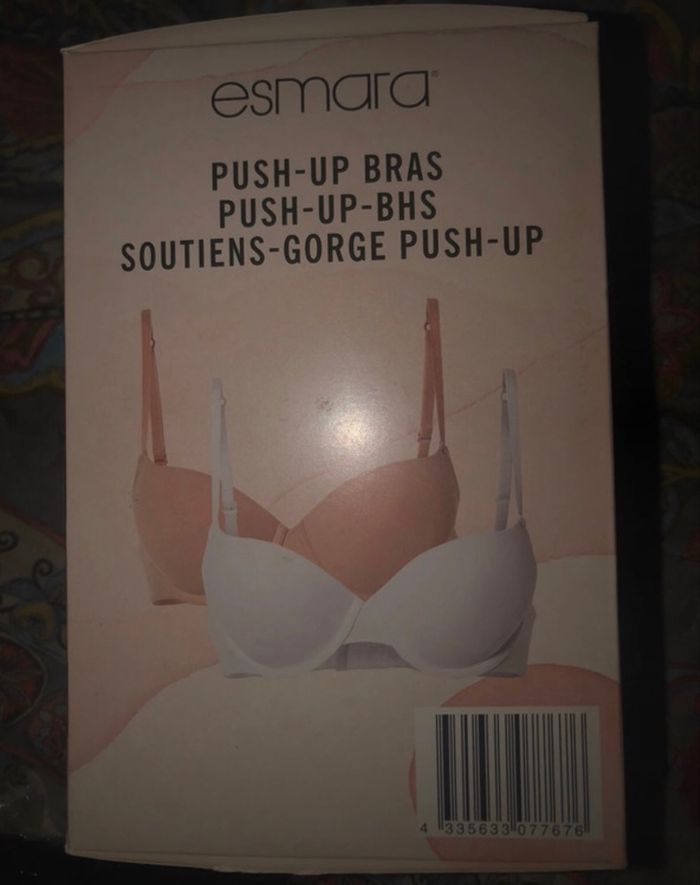 Soutien gorge neuf beige et blanc - photo numéro 2