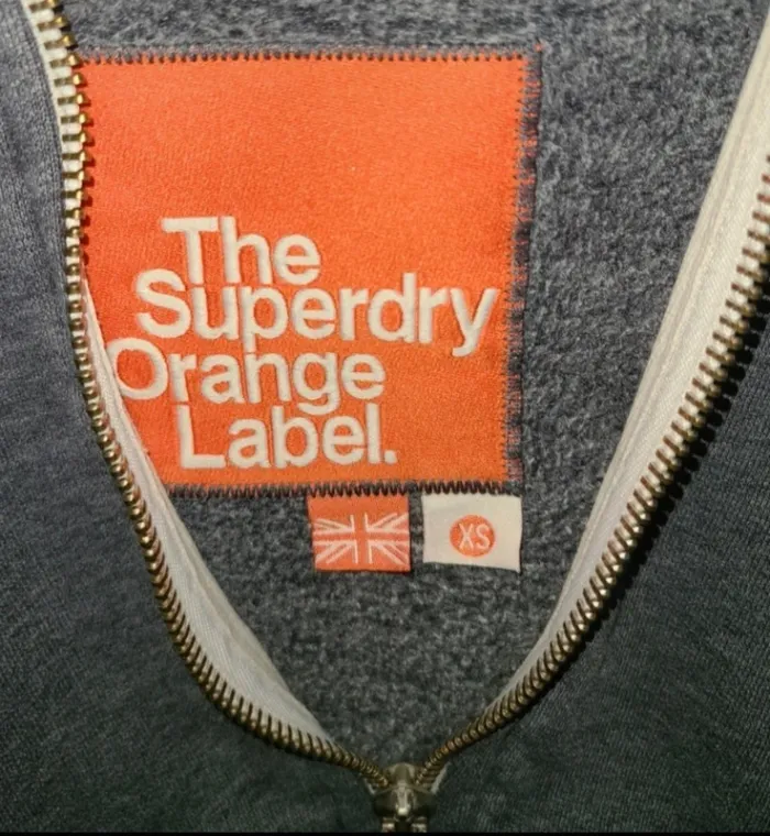 Sweat zippée a capuche  superdry xs - photo numéro 3