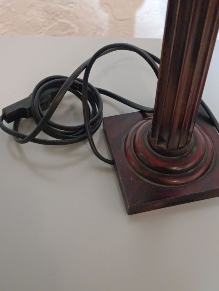 Lampe effet bois - photo numéro 6