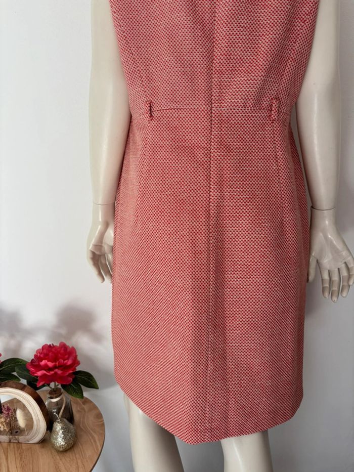 🌺Robe droite rouge et blanche vintage Taille XXL/44🌺 - photo numéro 7