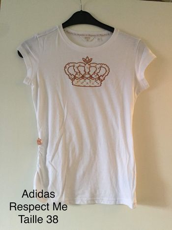 T-shirt Adidas Respect Me Taille 38