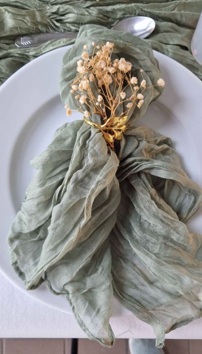 Décoration baptême/mariage Vert Sauge