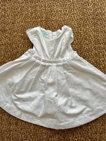 Robe blanche élégante Obaibi