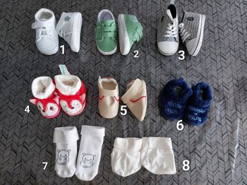 Chaussures/Chaussons bébé ou Chaussette de naissance