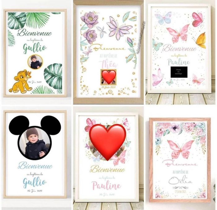 Affiches personnalisées naissance - photo numéro 6