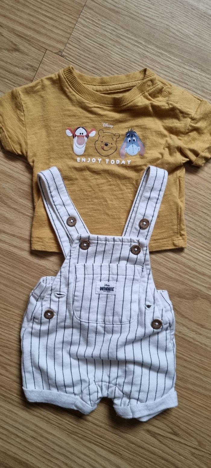 Ensemble t-shirt salopette Disney 1mois
