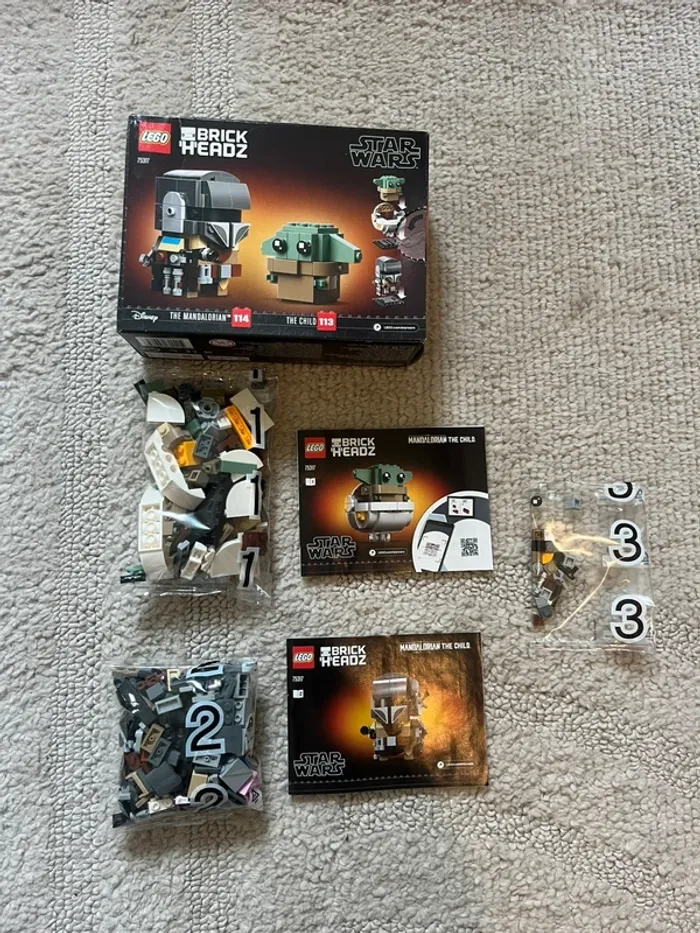Lego Brick Headz - the Mandalorian & the Child - photo numéro 12