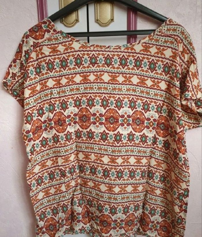 Blouse " Aileen" imprimée en T.L(40) - photo numéro 6