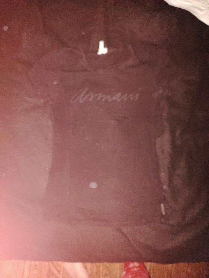 Tee-shirt noir Armani jeans 38