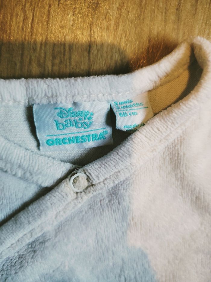 🐻Orchestra Pyjama Grenouillère / Dors-bien Disney baby Winnie l'ourson - Taille 3 mois - photo numéro 6