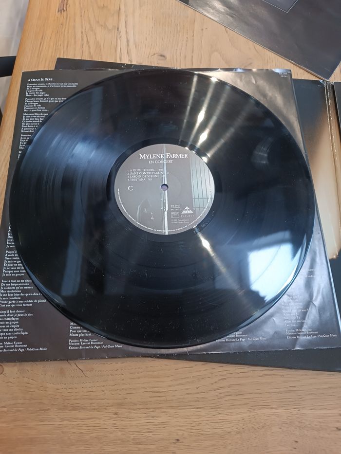 Mylène Farmer double vinyles 33 tours - photo numéro 4