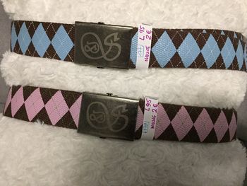 177/178-Ceintures réglables L 95cm NEUVES