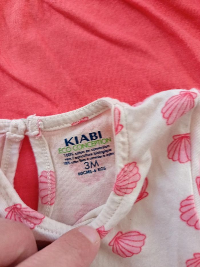 Lot de 2 robes Kiabi taille 3 mois - photo numéro 4