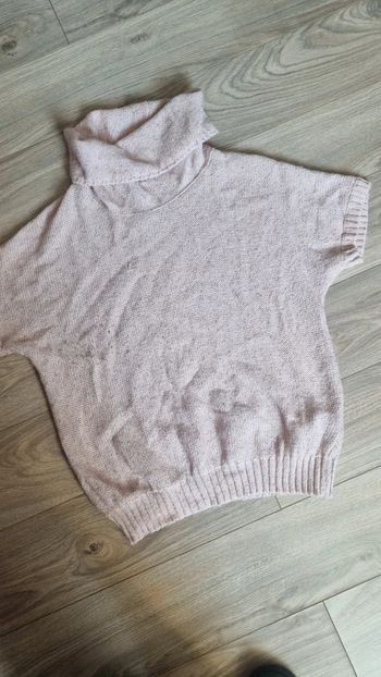 Pull camaïeu col roulé sans manches T4 XL 42