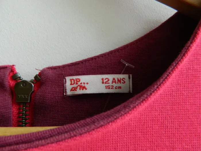 Robe "Dpam" manches courtes T 12 ans - photo numéro 3