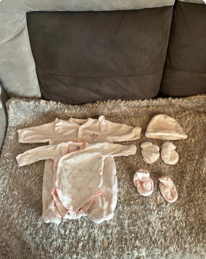 Ensemble naissance rose - photo numéro 2